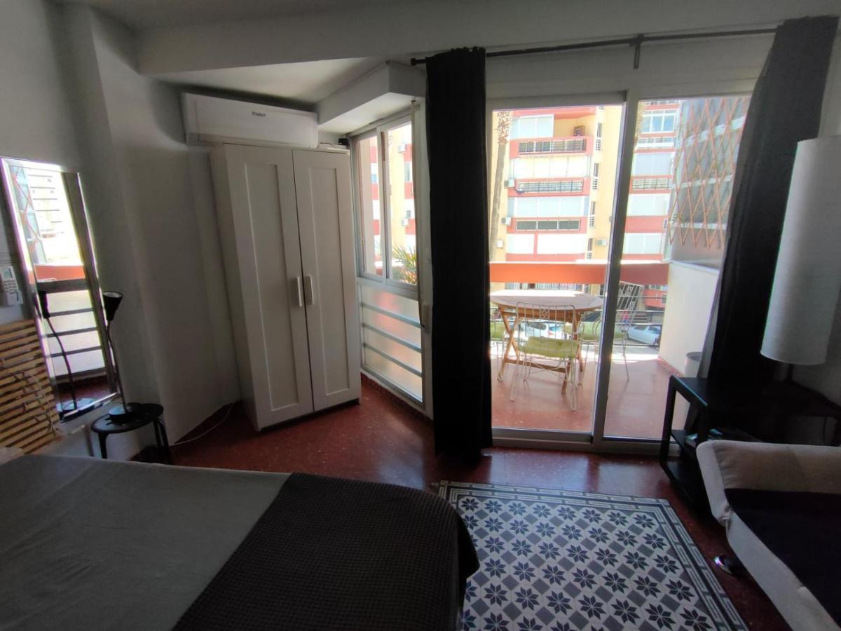 Flat2 Studio 150M From The Beach With Pool Torre Del Mar Ngoại thất bức ảnh