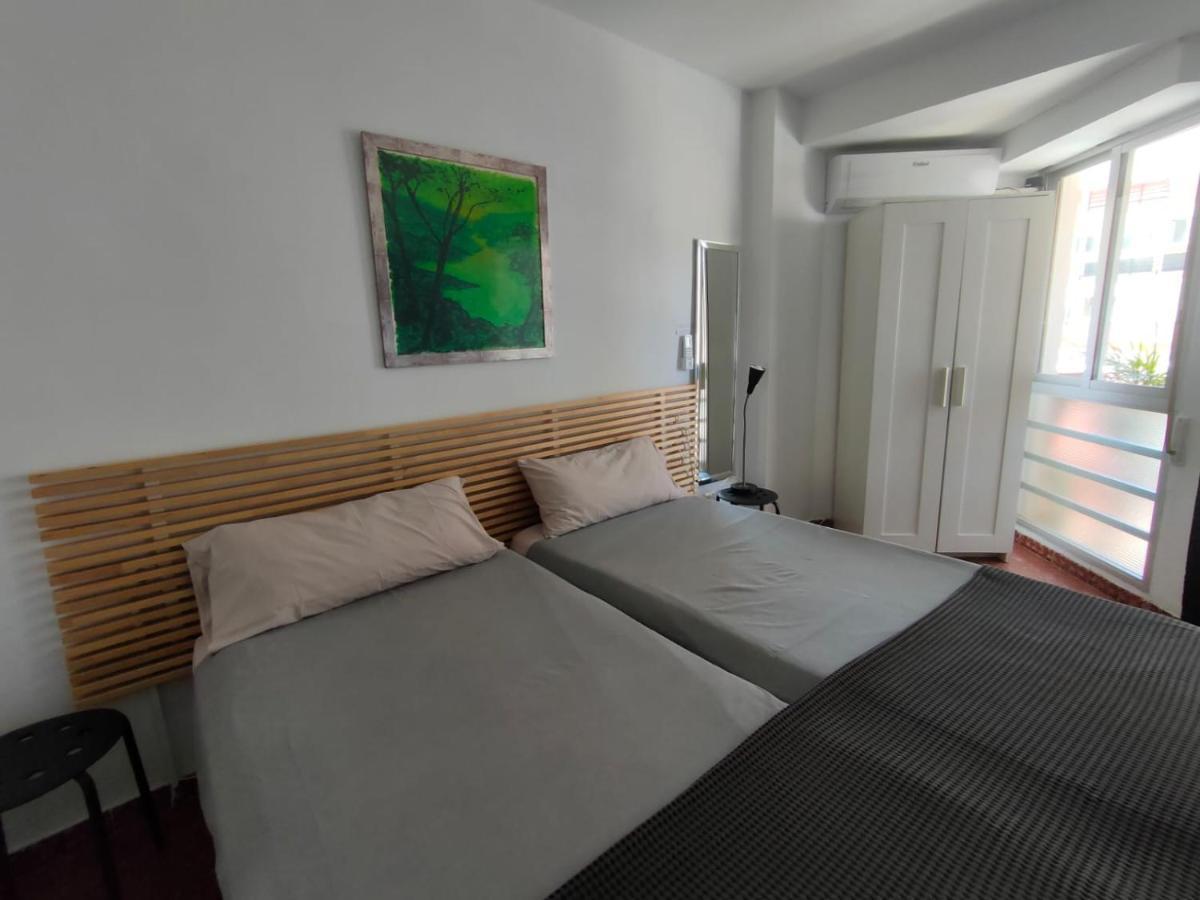 Flat2 Studio 150M From The Beach With Pool Torre Del Mar Ngoại thất bức ảnh
